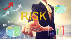 risk, stock market, man in suit
