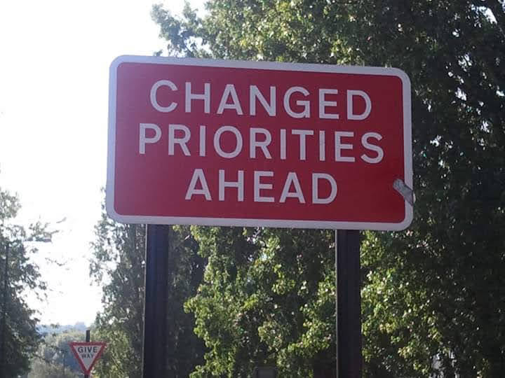 Changed Priorities; Changed Retirement Goals
